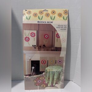 PLAID STENCIL DECOR stencils Floating Flowers 26818